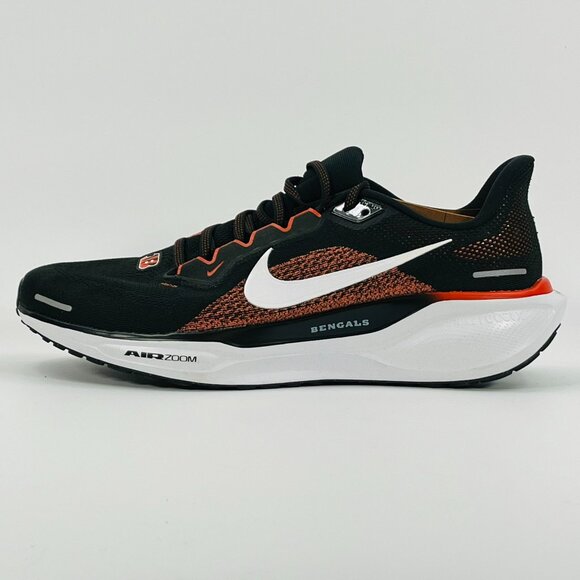 Nike Air Zoom Pegasus 41 x NFL 'Cincinnati Bengals' FZ5072-001 size 11 - Picture 4 of 8